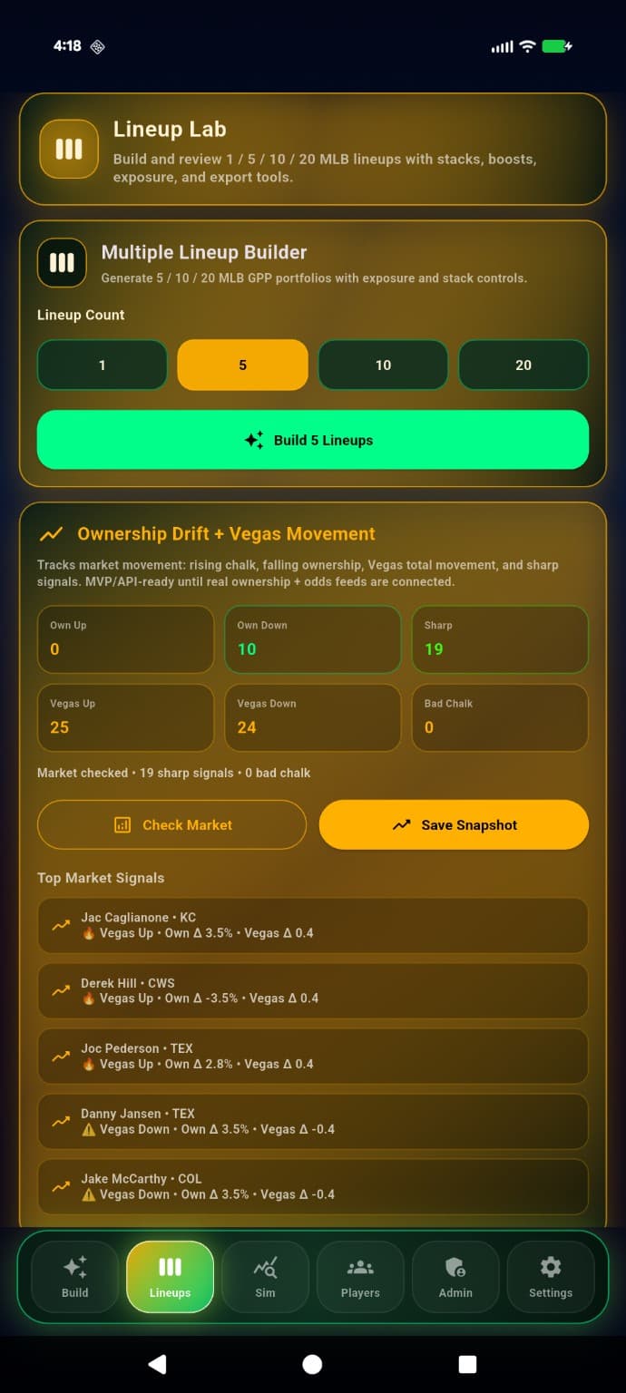 DFS Edge screenshot