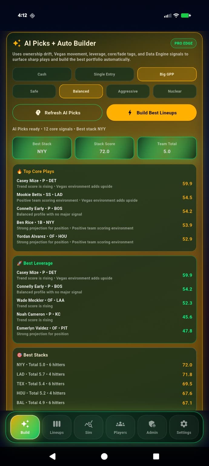 DFS Edge screenshot